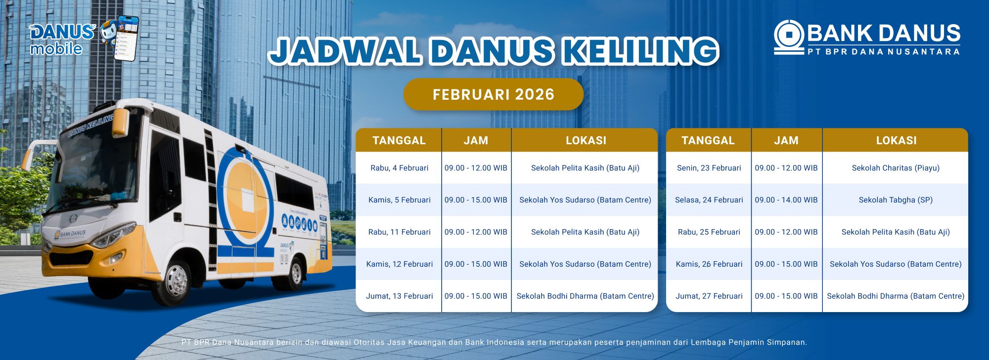 Danus Keliling Februari 2026