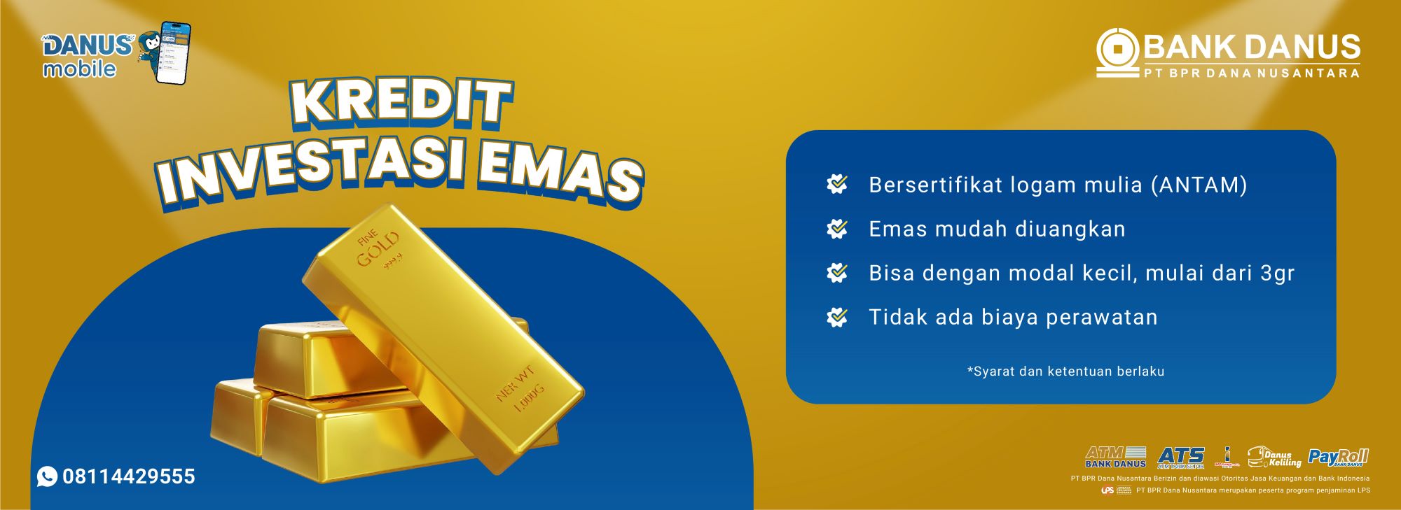 Investasi Kredit Emas
