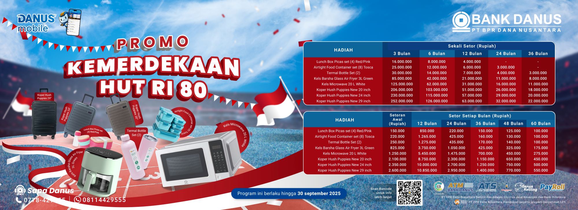 Promo Kemerdekaan Bank Danus